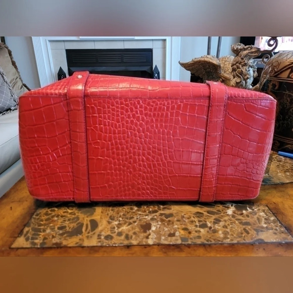 Kate Spade croc embossed leather bag - Picture 4 of 11